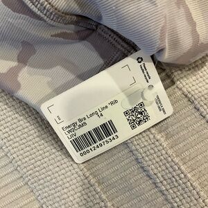 Lululemon Energy Bra Long Line Rib